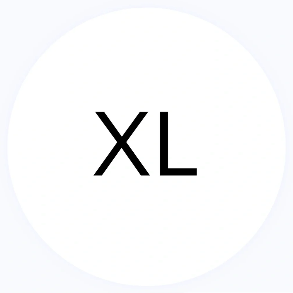 30 STICKERS - 2” ROUND - SIZE XL LABELS